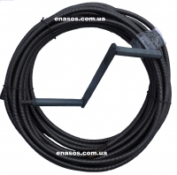 Трос сантехнический диаметром 8 мм, профессиональный, канализационный, вибровал, гибкий вал
