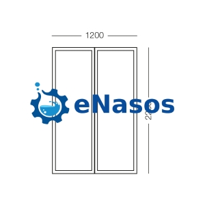 Москітна сітка для дверей на магнітах 1200ммх2000мм