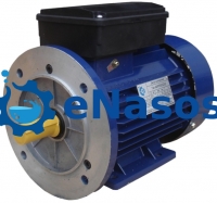 Электродвигатель АИРЕ 63 В2 фланец+лапы, 220В, 0,37 кВт однофазный, 3000 об/мин