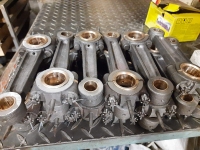 Шатун на компрессор СО-7б, СО-243 бронзовые втулки и вкладыши