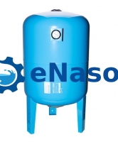 Гидроаккумулятор KITLINE серии WTV 100 вертикальный с манометром