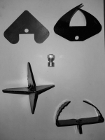 Насадки для троса сантехнического (комплект) для трубы от 100 мм