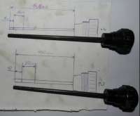 Масляный щуп компрессора СО-7б, СО-243