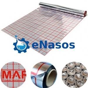 Рулон 50 м фольги ізоляційої MAREK для теплої підлоги