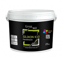 Декоративна штукатурка 25 кг Crystal Decor SILIKON Fassadenputz K10