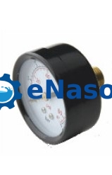 Манометр 6 bar 1/4" осьовий (заднє підключення)