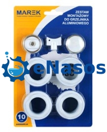 Універсальний комплект підключення до секційних радіаторів MAREK 1" х 3/4"