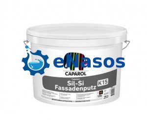 Декоративна штукатурка 25 кг Capatect Standard Sil-Si Fassadenputz K15 (В1) Caparol Україна